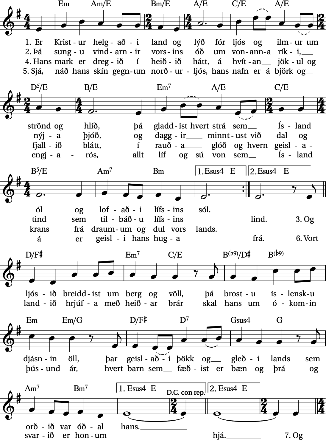 hymn notes