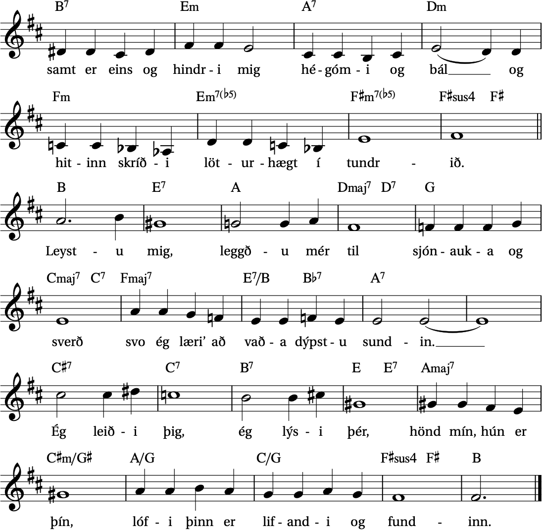 hymn notes